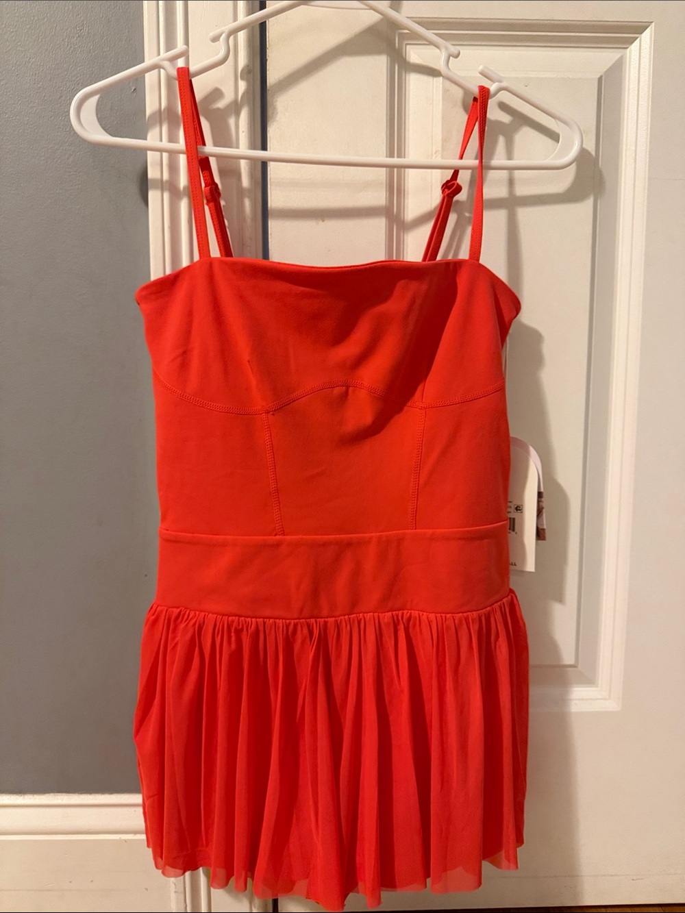 Women’s XS Orange Barre Romper - Logilates